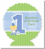 1st Birthday Boy - Personalized Birthday Party Centerpiece Stand