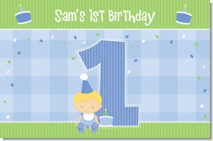 1st Birthday Boy - Personalized Birthday Party Placemats