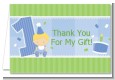 1st Birthday Boy - Birthday Party Thank You Cards thumbnail