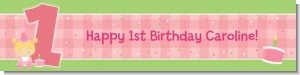1st Birthday Girl - Personalized Birthday Party Banners