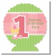 1st Birthday Girl - Personalized Birthday Party Centerpiece Stand thumbnail