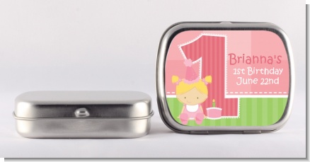 1st Birthday Girl - Personalized Birthday Party Mint Tins