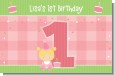 1st Birthday Girl - Personalized Birthday Party Placemats thumbnail