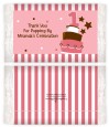 1st Birthday Topsy Turvy Pink Cake - Personalized Popcorn Wrapper Birthday Party Favors thumbnail