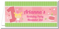 1st Birthday Girl - Personalized Birthday Party Place Cards