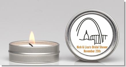 St. Louis Skyline - Bridal Shower Candle Favors