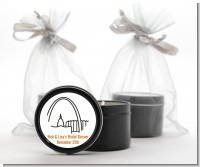 St. Louis Skyline - Bridal Shower Black Candle Tin Favors