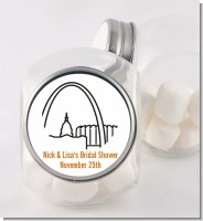 St. Louis Skyline - Personalized Bridal Shower Candy Jar