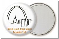 St. Louis Skyline - Personalized Bridal Shower Pocket Mirror Favors