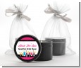 Stock the Bar Cocktails - Bridal Shower Black Candle Tin Favors thumbnail