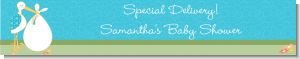 Stork It's a Boy - Personalized Baby Shower Banners