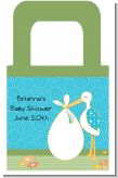 Stork It's a Boy - Personalized Baby Shower Favor Boxes