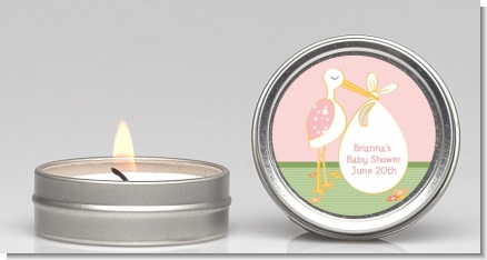 Stork It's a Girl - Baby Shower Candle Favors