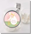Stork It's a Girl - Personalized Baby Shower Candy Jar thumbnail