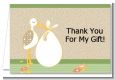 Stork Neutral - Baby Shower Thank You Cards thumbnail