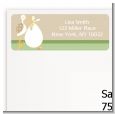 Stork Neutral - Baby Shower Return Address Labels thumbnail