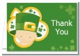 St. Patrick's Baby Shamrock - Baby Shower Thank You Cards thumbnail
