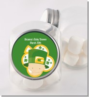St. Patrick's Baby Shamrock - Personalized Baby Shower Candy Jar