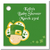 St. Patrick's Baby Shamrock - Personalized Baby Shower Card Stock Favor Tags