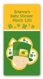 St. Patrick's Baby Shamrock - Custom Rectangle Baby Shower Sticker/Labels thumbnail