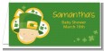 St. Patrick's Baby Shamrock - Personalized Baby Shower Place Cards thumbnail