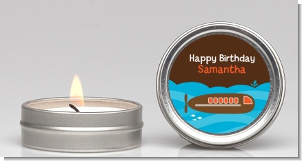 Submarine - Birthday Party Candle Favors