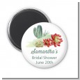 Succulents - Personalized Bridal Shower Magnet Favors thumbnail