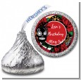 Sugar Skull - Hershey Kiss Birthday Party Sticker Labels thumbnail