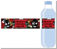 Sugar Skull - Personalized Birthday Party Water Bottle Labels