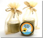 Sunset Trip - Bridal Shower Gold Tin Candle Favors