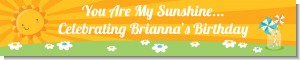 You Are My Sunshine - Personalized Birthday Party Banners