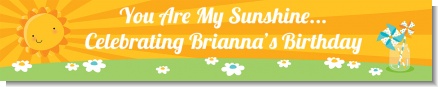 You Are My Sunshine - Personalized Birthday Party Banners