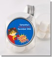 Superhero Girl - Personalized Birthday Party Candy Jar thumbnail