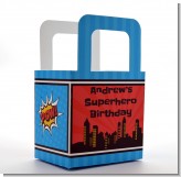Calling All Superheroes - Personalized Birthday Party Favor Boxes