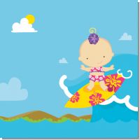 Surf Girl Baby Shower Theme