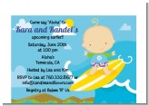 Surf Boy - Baby Shower Petite Invitations