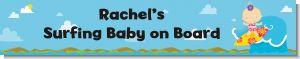 Surf Girl - Personalized Baby Shower Banners