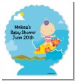 Surf Girl - Personalized Baby Shower Centerpiece Stand thumbnail