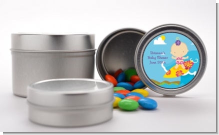 Surf Girl - Custom Baby Shower Favor Tins