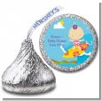 Surf Girl - Hershey Kiss Baby Shower Sticker Labels thumbnail