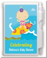 Surf Girl - Baby Shower Personalized Notebook Favor