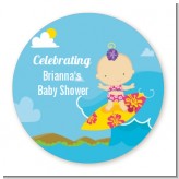 Surf Girl - Personalized Baby Shower Table Confetti