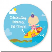 Surf Girl - Personalized Baby Shower Table Confetti
