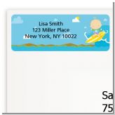 Surf Boy - Baby Shower Return Address Labels