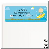 Surf Boy - Baby Shower Return Address Labels