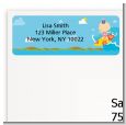 Surf Girl - Baby Shower Return Address Labels thumbnail