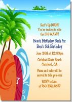 Surf's Up - Birthday Party Invitations