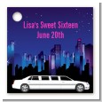 Sweet 16 Limo - Personalized Birthday Party Card Stock Favor Tags thumbnail
