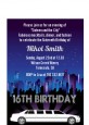 Sweet 16 Limo - Birthday Party Petite Invitations thumbnail