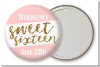 Sweet 16 - Personalized Birthday Party Pocket Mirror Favors